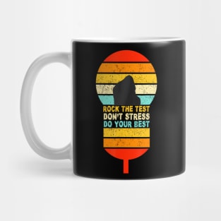 Lamp The Test Dont Stress Do Your Best Test Day Mug